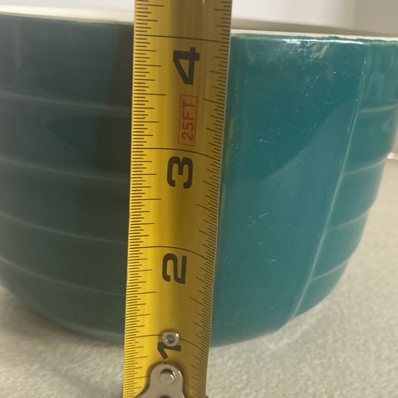 Vintage Hall China Co. for Hotpoint Refrigerators hunter green serving dish - Picture 7 of 7